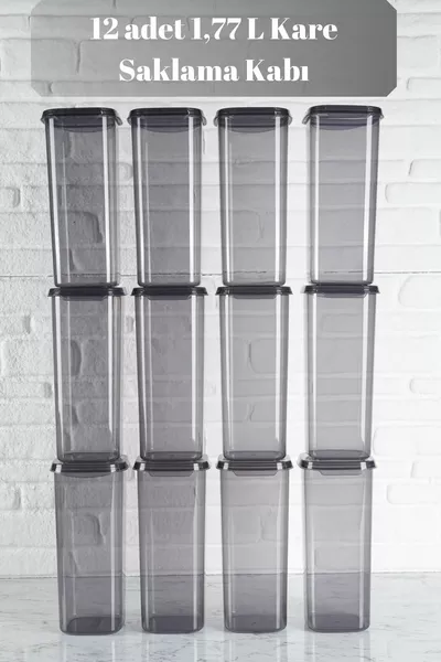  pcs Large Mega Size Square Square Food Storage Container Set  ml - Airtight Special Lid