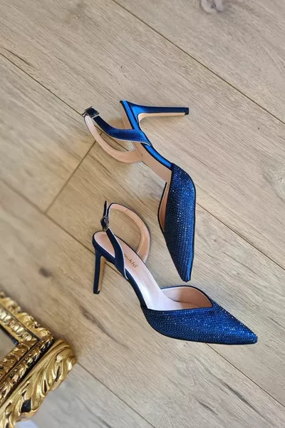   أحذية سهرة حجرية نسائية