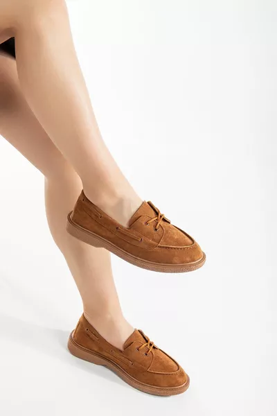 المرأة تان من جلد الغزال عارضة العفن الحرارية وحيد الدانتيل المتابعة لوفر