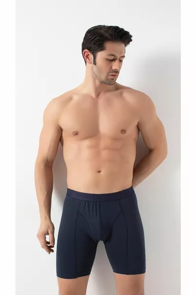 Donex Lot de 3 Boxer Lycra Long Leg 