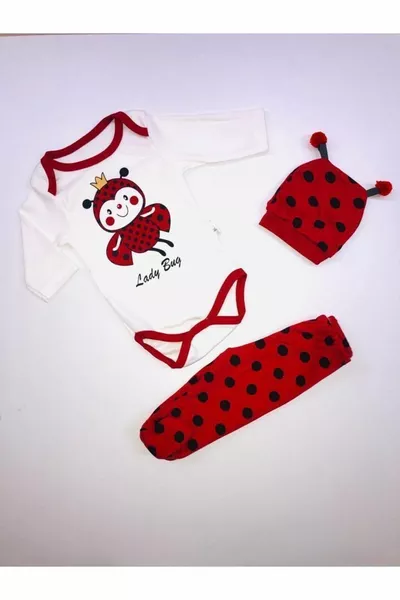 Костюм детской божьей коровки унисекс 3 шт