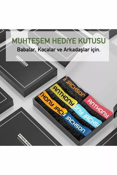 Lycra Box of 6 Premium Men's Boxer Massimo