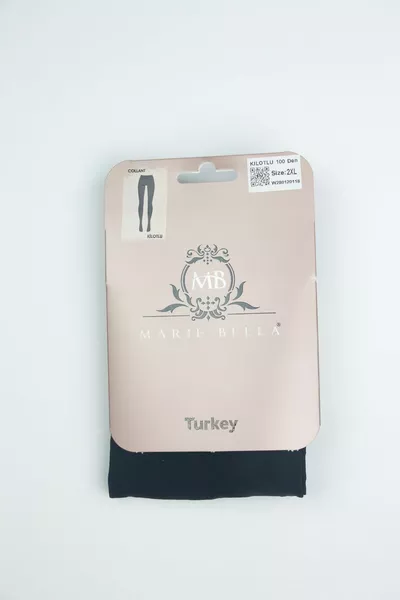 Women's Black Thermal Micro Flexible Pantyhose