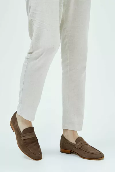 Mocassins en cuir véritable pour hommes   Erk Ayk 