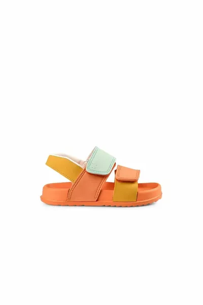 Krixi صندل برتقالي تشريحي خفيف الوزن للجنسين للأطفال