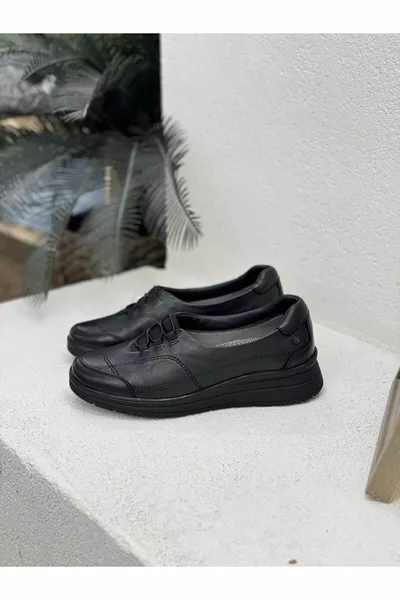 HEFA  جلد طبيعي أحذية الكرام العظام النساء