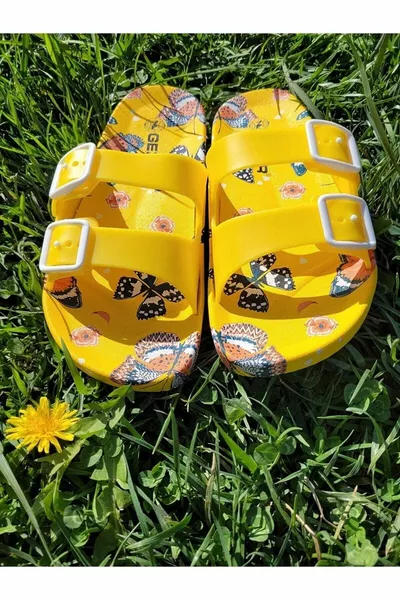 Плаж Морски басейн Нехлъзгаща се подметка Двойна катарама Меки дамски чехли