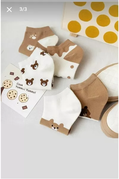 5 Pack Cute Women's Booties - Cute and Comfortable Booty Socks