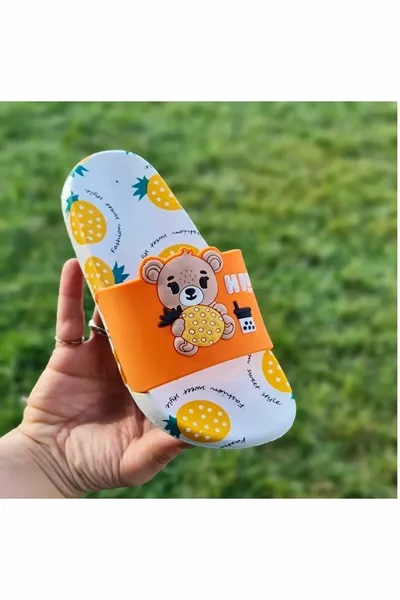 الفتيات الأناناس نمط عدم الانزلاق بركة البحر الحمام الكلمة الرطبة والنعال اليومية