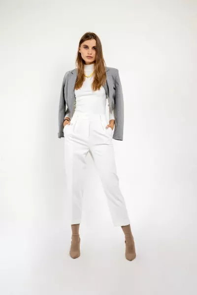 Neue Mission Classic Hose aus weißem Stoff