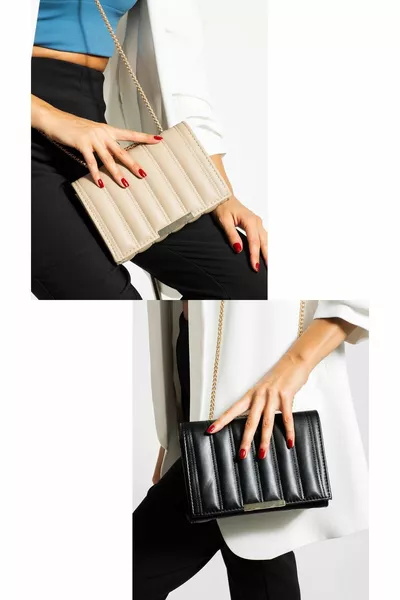 Tracolla a catena magnetica a tracolla e borsa da 2 pezzi