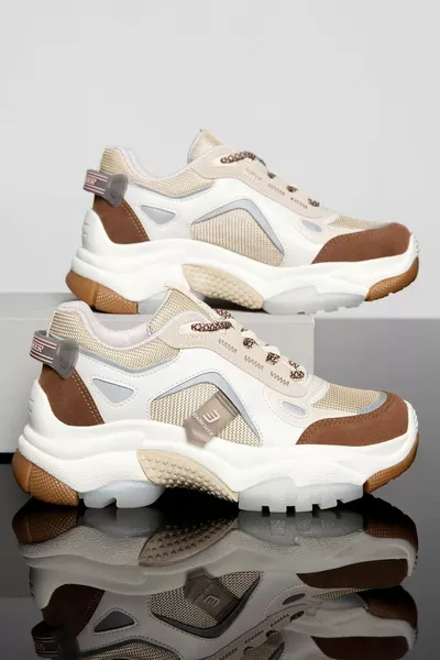 Ds Linda Beige Tan Baskets Femme