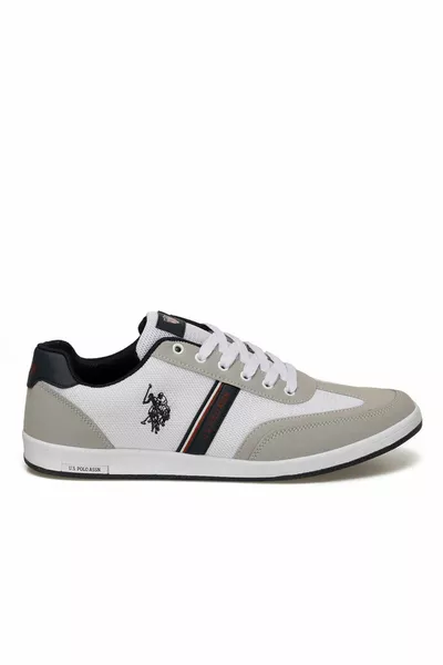 حذاء رياضي يو إس بولو أسن كاريس وايت للرجال