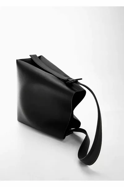 المرأة السوداء مشبك مفصلة حقيبة المتسوق