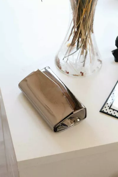 Женская лакированная кожа Platinum Mini Box Сумка через плечо