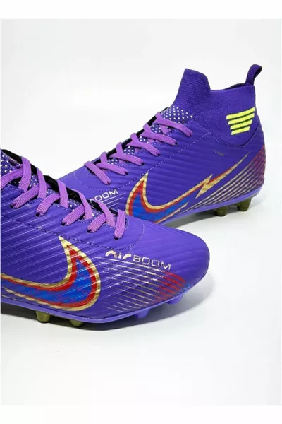 Grass Field Astroturf Football Boots with Ankle Socks (IT IS A NARROW FIT SHOULD BE BOUGHT 1 SIZE BIGGER)