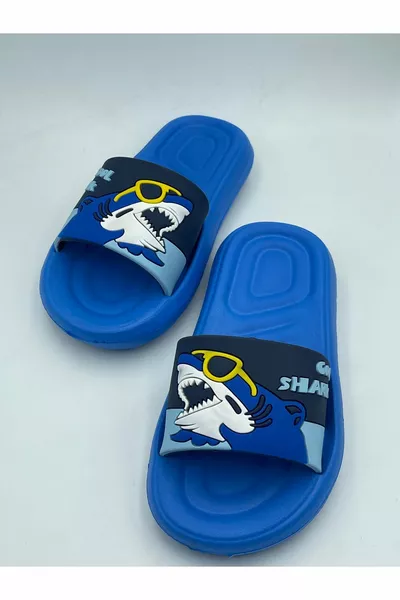 BASE ANATOMICA SUOLA ANTISCIVOLO PISCINA SEA HOUSE STREET PANTOFOLE PER BAMBINI (MODELLO MOL FISH)