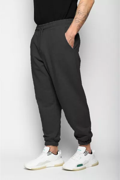 Men's Oversized Basic Relaxed Fit Sweatpants