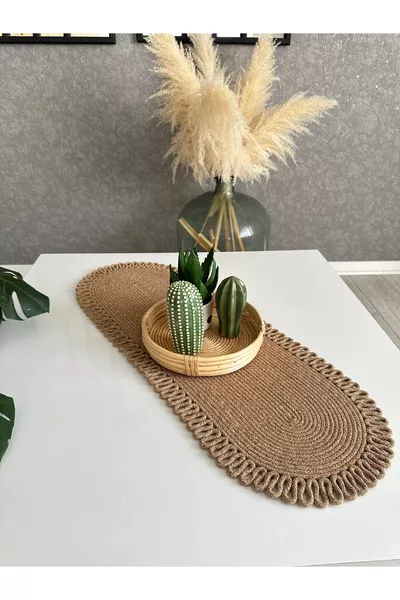 Джут, соломка, дорожка, американская салфетка, подставка, скатерть, покрывало для столика, декор, презентация