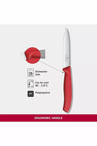 2-Piece Knife Set Red