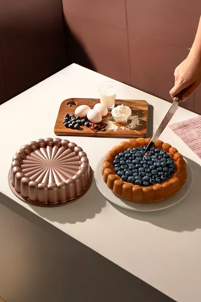 Papatya Rose Gold Gietijzeren Taartvorm Cm