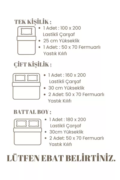 Yellow Zigzag Patterned Ranforce Fabric Fitted Sheet Set - Single/Double/King