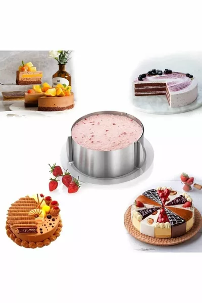 Ayarlanabilir Pasta Çemberi ( X 8CM)