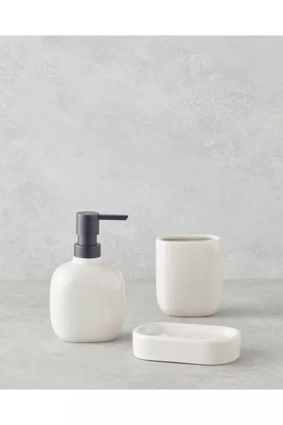 Alesta Keramiek 3-delige Badkamer Set Crème