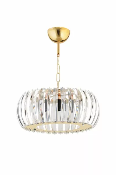 Lustre Venüs Gold avec pierres en cristal Cm