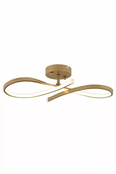 Plafonnier Vetto Ancien Éclairage Watt avec LED 3 Couleurs, Lustre Suspendu Moderne pour Cuisine, Salle de Bain et Salon