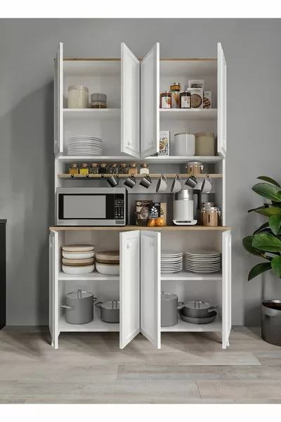 ركن مقهى ستيلا كنتري، خزانة المؤن، خزانة التخزين، خزانة المطبخ متعددة الأغراض