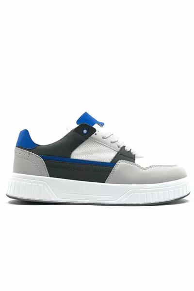 Reback  Sneaker Heren Sneakers WIT-GRIJS