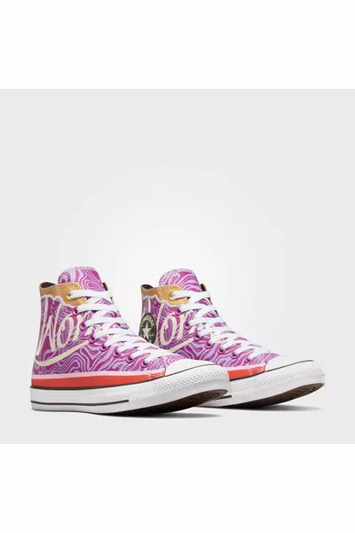 X Wonka Chuck Taylor All Star Swirl Sneakers Unisex Rosa