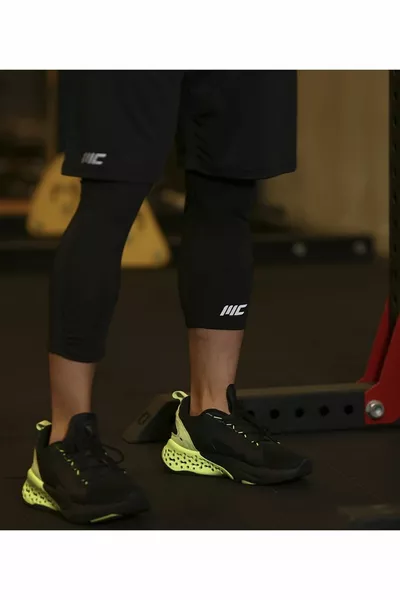 تدريب الرجال 3/4 طماق أسود