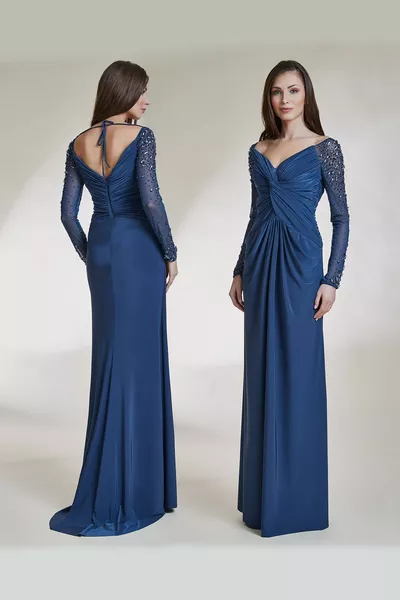 Evening Dress -Indigo