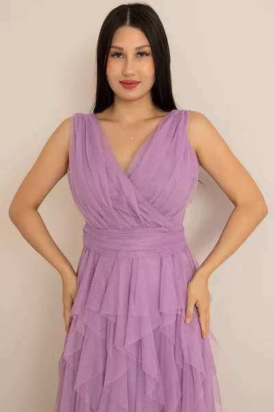  مزدوج الصدر تكدرت مساء اللباس