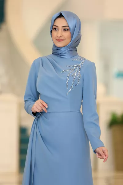 Вечернее платье в хиджабе