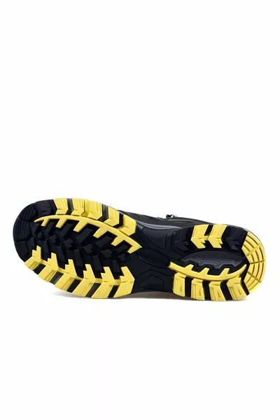  -g أحذية للجنسين أسود-أصفر