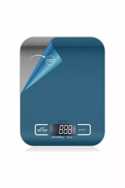 Lux Digital Kitchen Scale 5 Kg 1 gr Precision Stainless Steel Battery with Gift