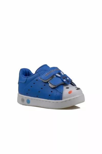 Saks Blue Light First Step Baby Sneakers