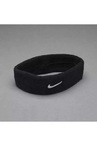 Swoosh Hoofdband Handdoek Hoofdband Zwart