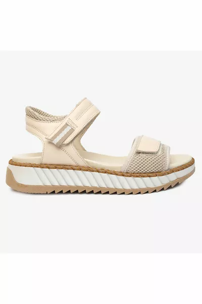 صنادل نسائية من الجلد الطبيعي 