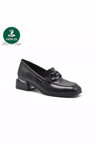 VENUS K MASCULIN MOCASSIN EN CUIR CHAUSSURES FEMME AVEC BOUCLE