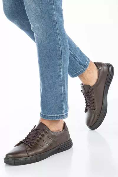  جلد طبيعي الدانتيل المتابعة عدم الانزلاق الوحيد أحذية الرجال العظام