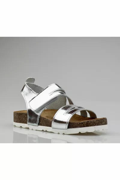 Ragazze Sandali In Vera Pelle, Ortopedico Velcro Sandali