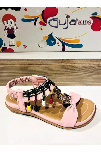 Arme Snap  Booties Girls Orthopedic Elastic Back Sandals