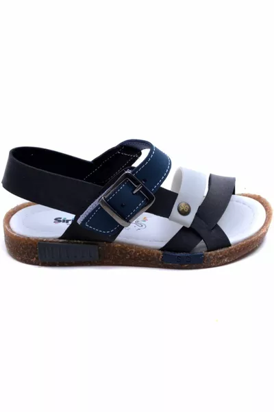 Boys Orthopedic Non Slip Sole Green Velcro Sandals