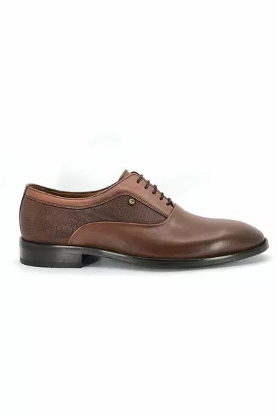 Aronay  Lace-Up Jurdan Leather Men's Classic Shoes Tan