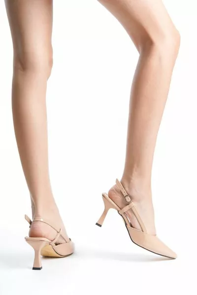 كعب نسائي مفتوح القطب كعب 9 سم