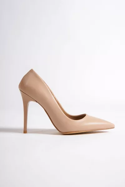 Dames Huidskleur Stilettoschoenen met hoge hakken